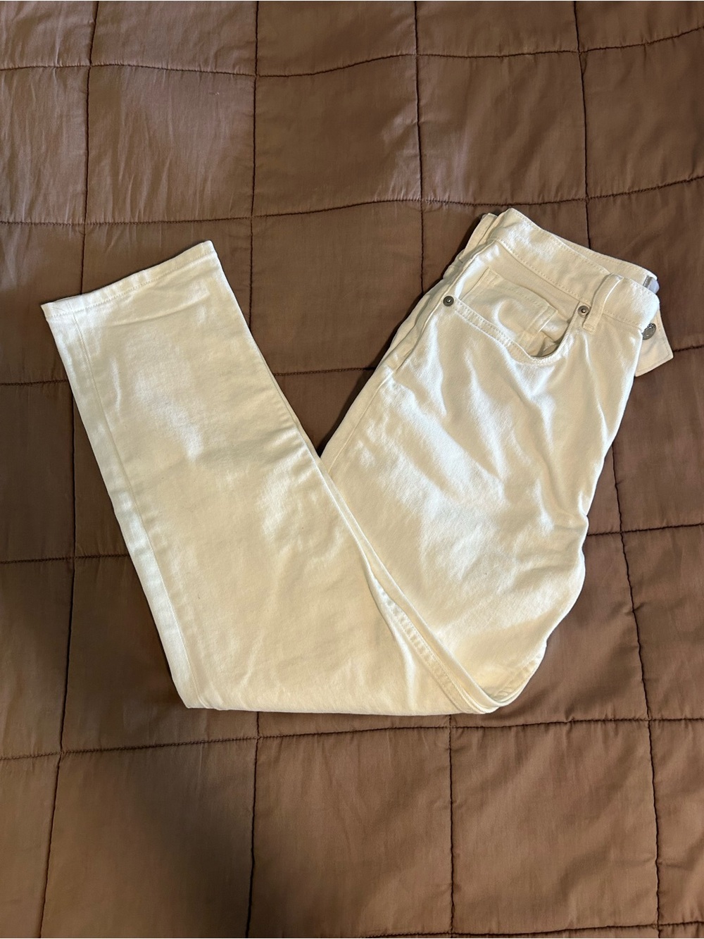 Everlane White Ankle Denim Jeans